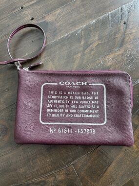 Coach Wristlet